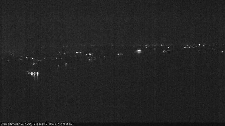 Lake Travis webcam, June 13, 2023 10:25 PM CT