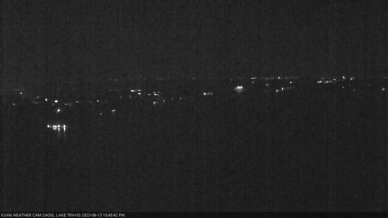 Lake Travis webcam, June 13, 2023 10:45 PM CT