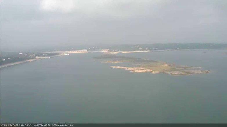 Lake Travis webcam, June 14, 2023 9:00 AM CT