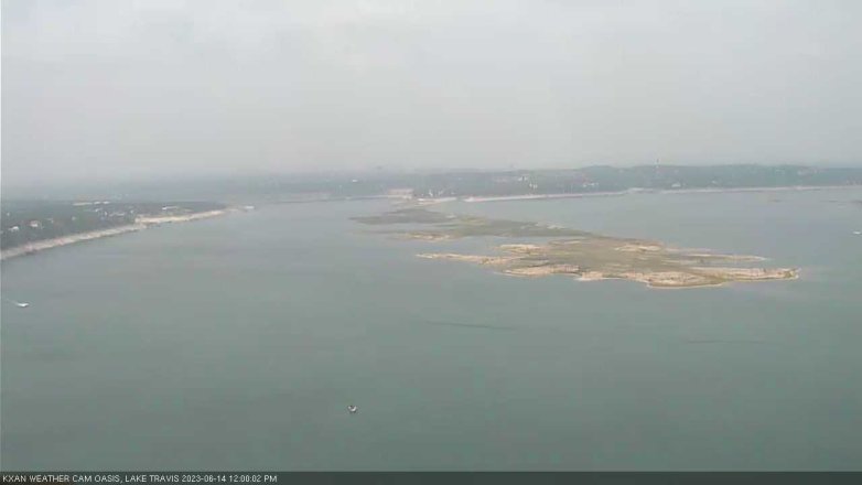 Lake Travis webcam, June 14, 2023 12:00 PM CT