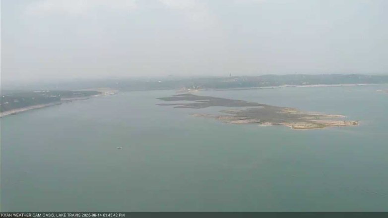 Lake Travis webcam, June 14, 2023 1:45 PM CT