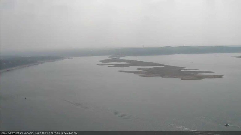 Lake Travis webcam, June 14, 2023 4:45 PM CT