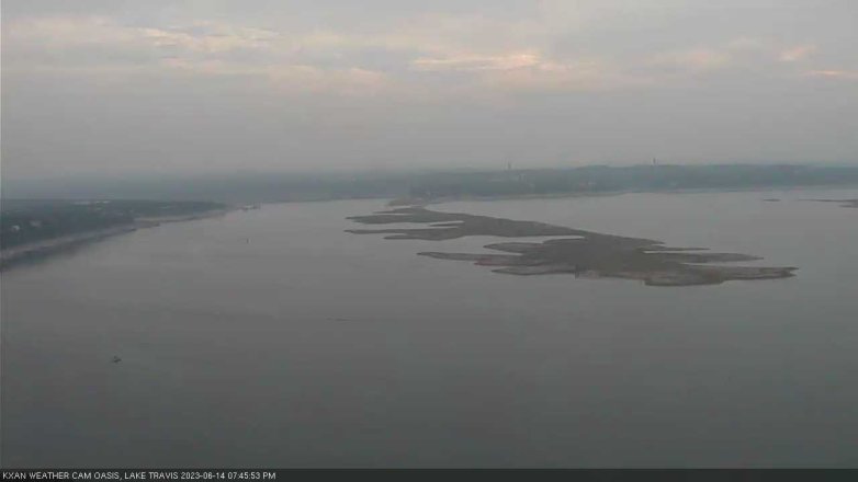 Lake Travis webcam, June 14, 2023 7:45 PM CT