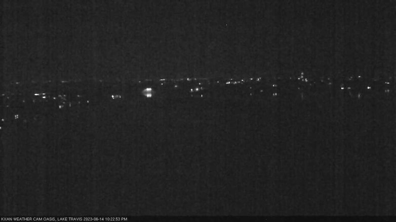 Lake Travis webcam, June 14, 2023 10:25 PM CT
