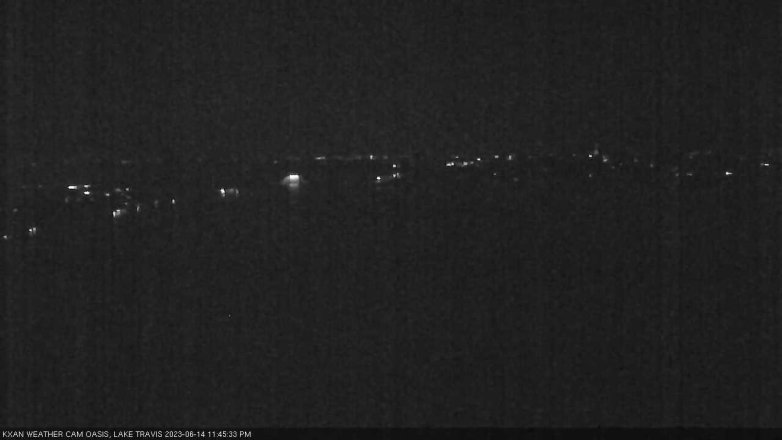 Lake Travis webcam, June 14, 2023 11:45 PM CT