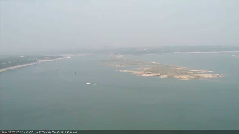 Lake Travis webcam, June 15, 2023 11:45 AM CT