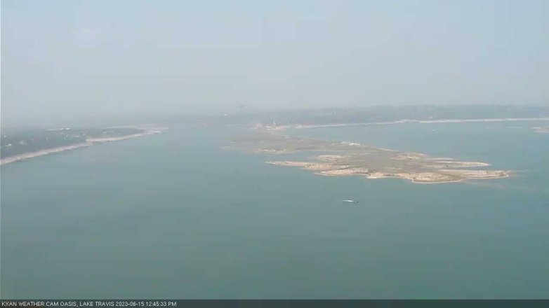 Lake Travis webcam, June 15, 2023 12:45 PM CT