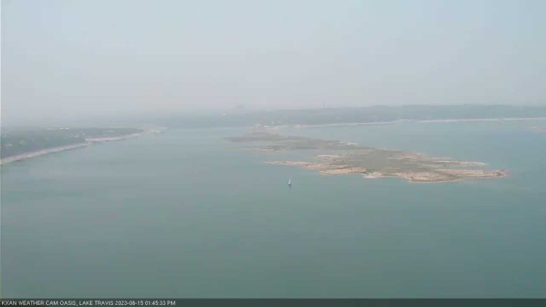 Lake Travis webcam, June 15, 2023 1:45 PM CT