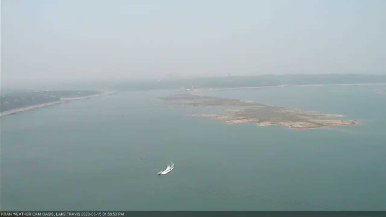Lake Travis webcam, June 15, 2023 2:00 PM CT