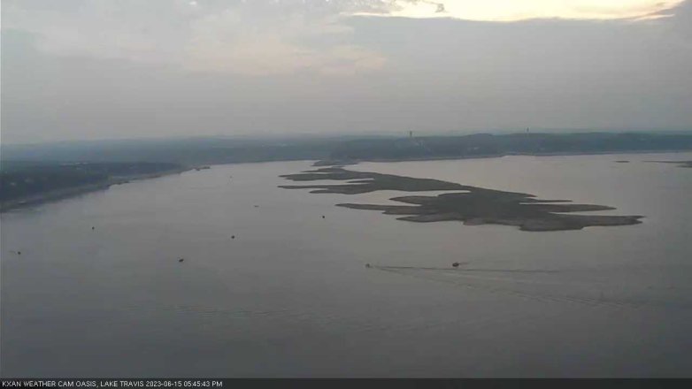 Lake Travis webcam, June 15, 2023 5:45 PM CT