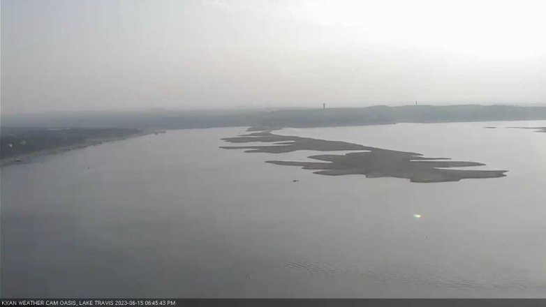 Lake Travis webcam, June 15, 2023 6:45 PM CT