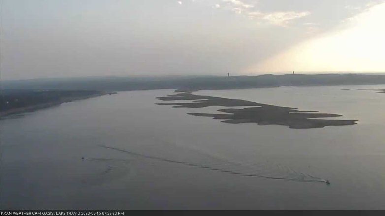 Lake Travis webcam, June 15, 2023 7:25 PM CT