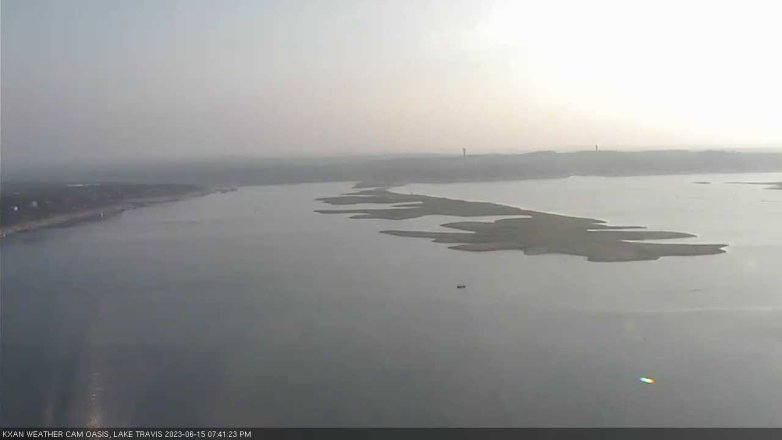 Lake Travis webcam, June 15, 2023 7:45 PM CT