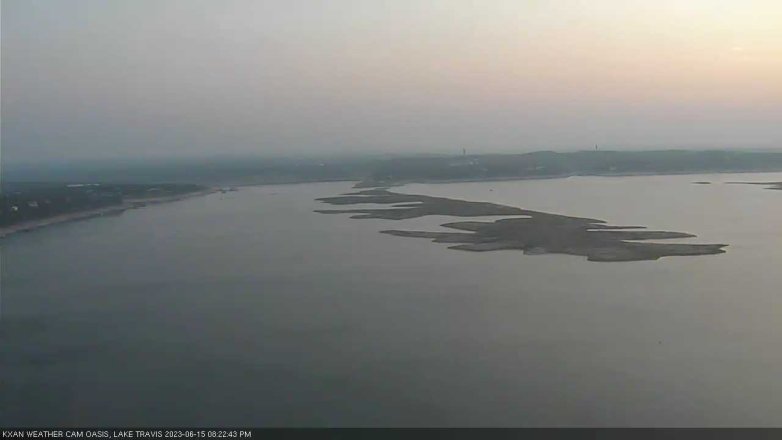 Lake Travis webcam, June 15, 2023 8:25 PM CT