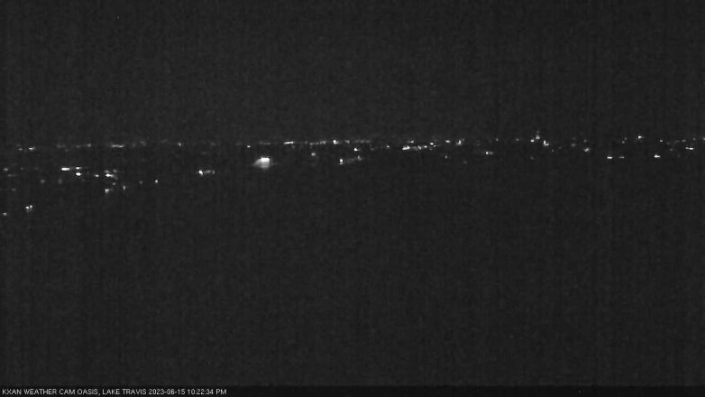 Lake Travis webcam, June 15, 2023 10:25 PM CT