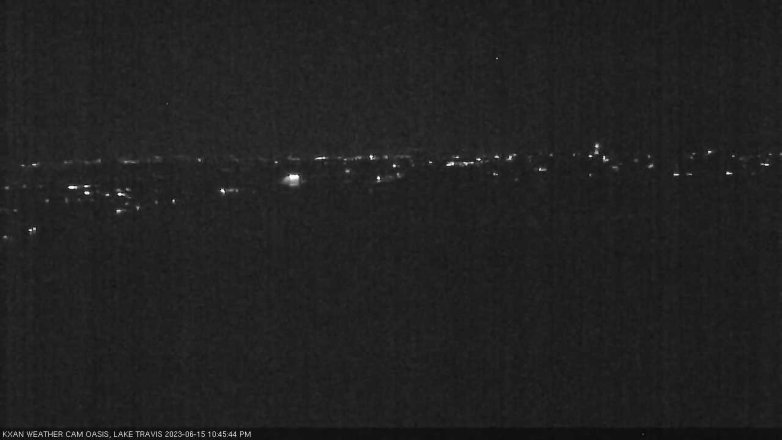 Lake Travis webcam, June 15, 2023 10:45 PM CT