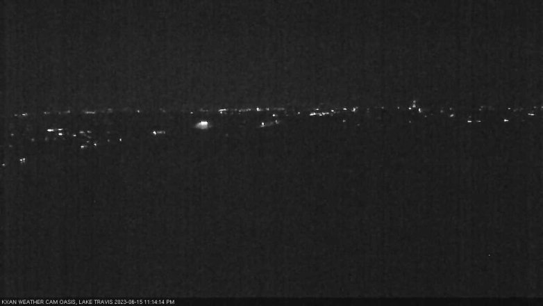 Lake Travis webcam, June 15, 2023 11:25 PM CT