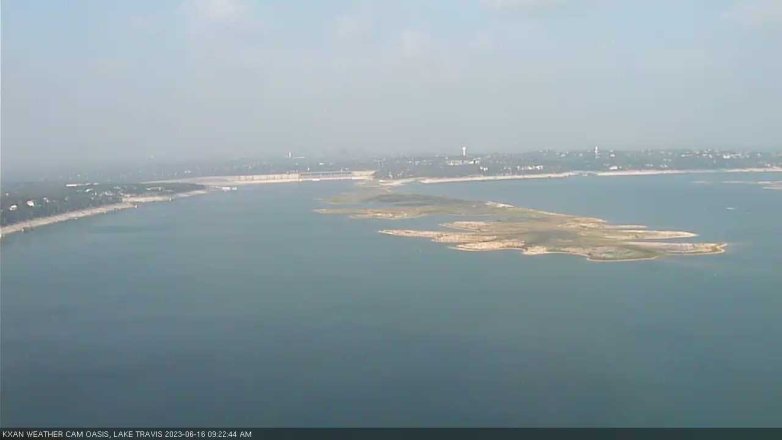 Lake Travis webcam, June 16, 2023 9:25 AM CT