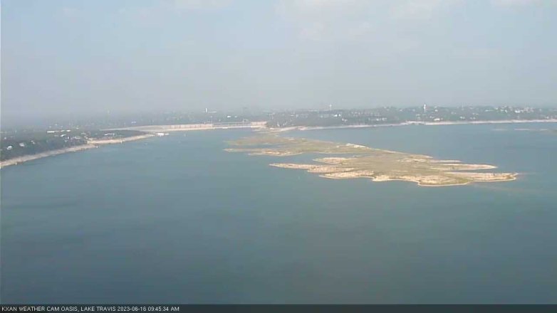 Lake Travis webcam, June 16, 2023 9:45 AM CT
