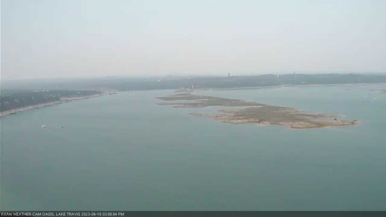 Lake Travis webcam, June 16, 2023 3:00 PM CT