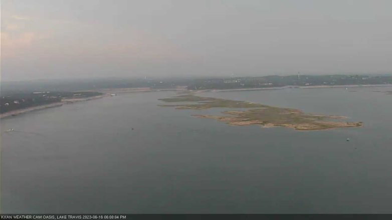 Lake Travis webcam, June 16, 2023 6:00 PM CT