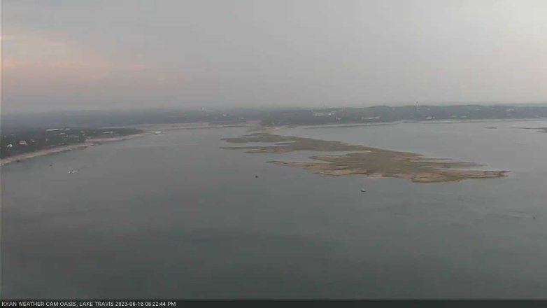 Lake Travis webcam, June 16, 2023 6:25 PM CT