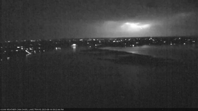 Lake Travis webcam, June 16, 2023 9:25 PM CT