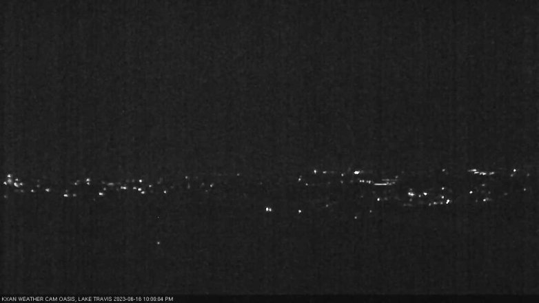 Lake Travis webcam, June 16, 2023 10:00 PM CT