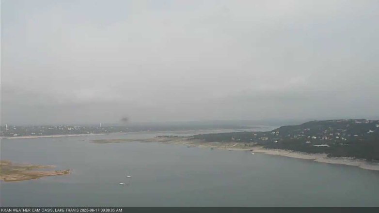 Lake Travis webcam, June 17, 2023 9:00 AM CT