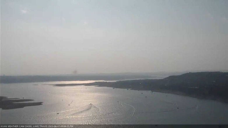 Lake Travis webcam, June 17, 2023 6:00 PM CT