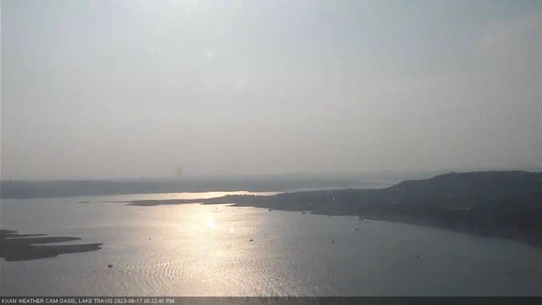 Lake Travis webcam, June 17, 2023 6:25 PM CT