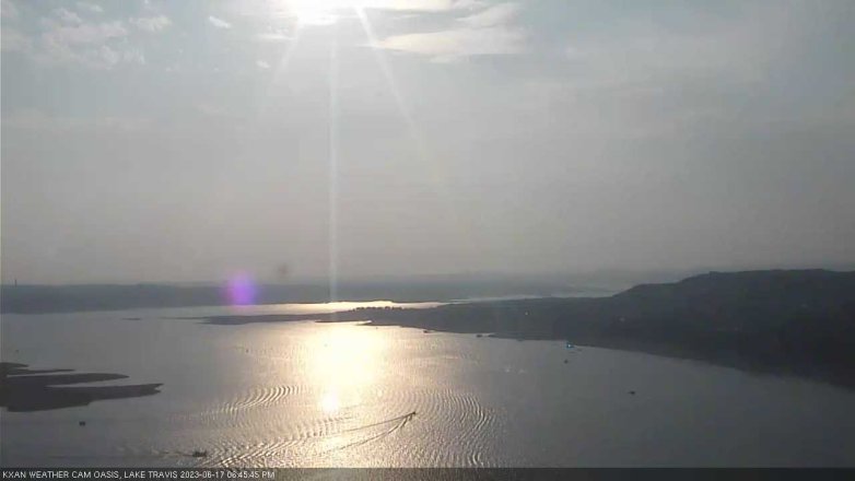 Lake Travis webcam, June 17, 2023 6:45 PM CT