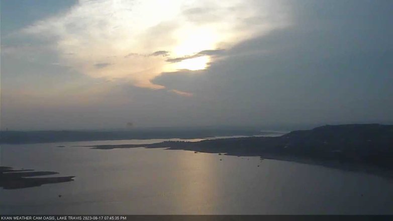 Lake Travis webcam, June 17, 2023 7:45 PM CT