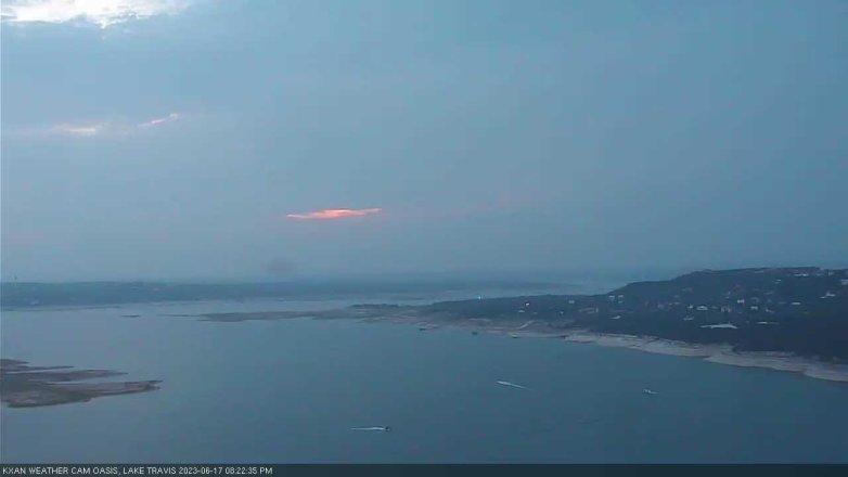 Lake Travis webcam, June 17, 2023 8:25 PM CT