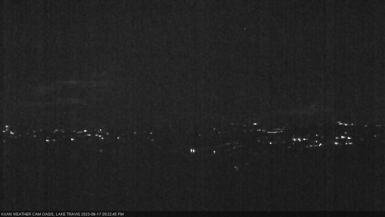 Lake Travis webcam, June 17, 2023 9:25 PM CT
