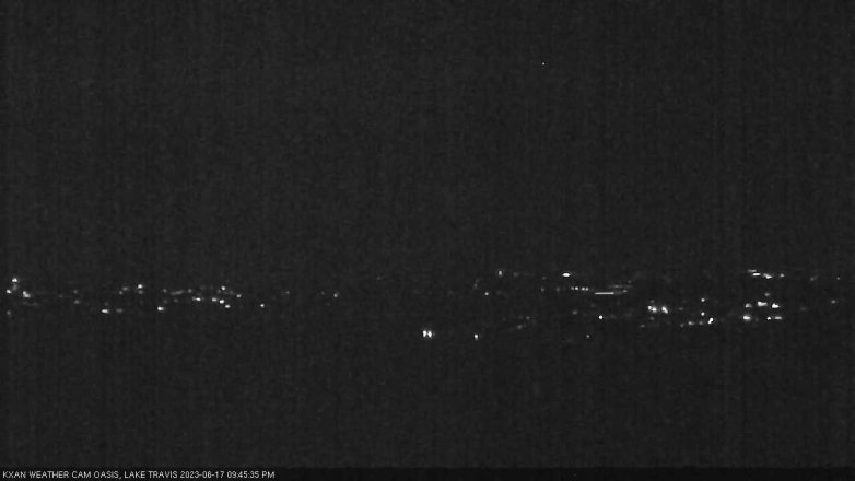 Lake Travis webcam, June 17, 2023 9:45 PM CT