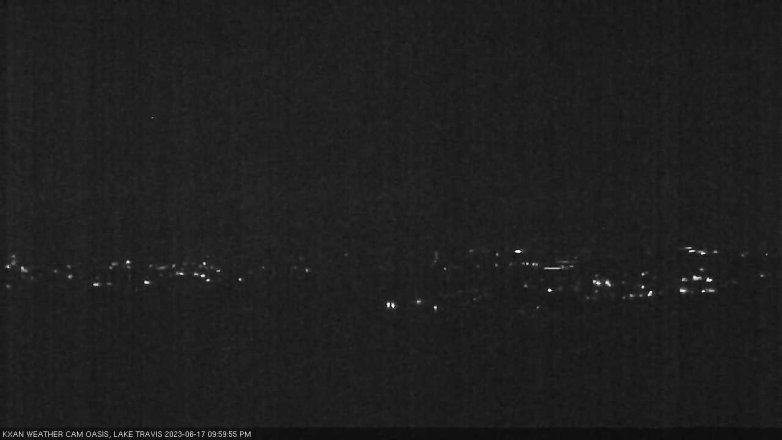 Lake Travis webcam, June 17, 2023 10:00 PM CT