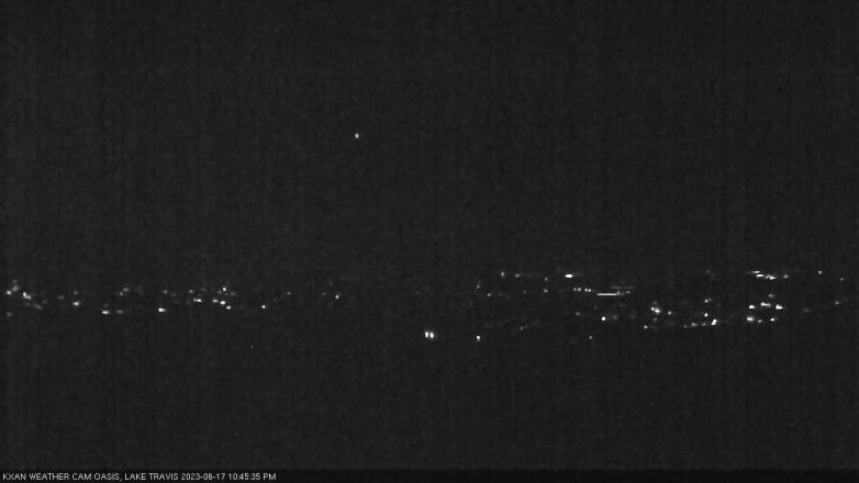 Lake Travis webcam, June 17, 2023 10:45 PM CT
