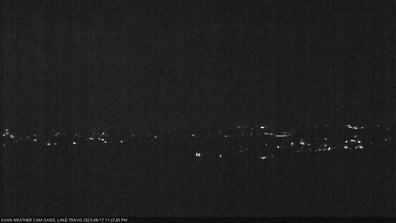 Lake Travis webcam, June 17, 2023 11:25 PM CT