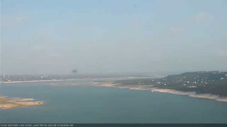 Lake Travis webcam, June 18, 2023 9:00 AM CT