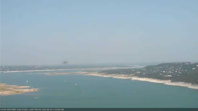 Lake Travis webcam, June 18, 2023 11:25 AM CT