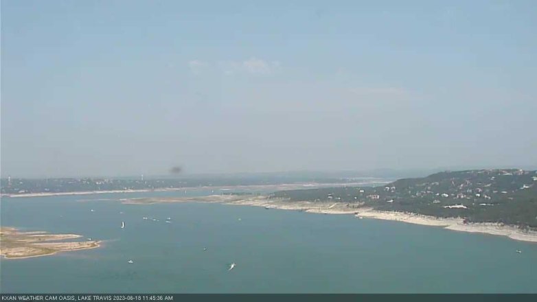 Lake Travis webcam, June 18, 2023 11:45 AM CT