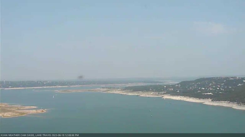 Lake Travis webcam, June 18, 2023 12:00 PM CT