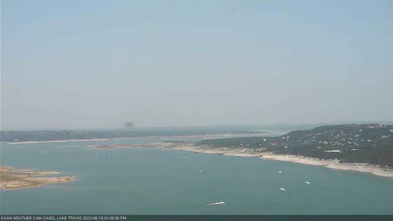 Lake Travis webcam, June 18, 2023 1:00 PM CT