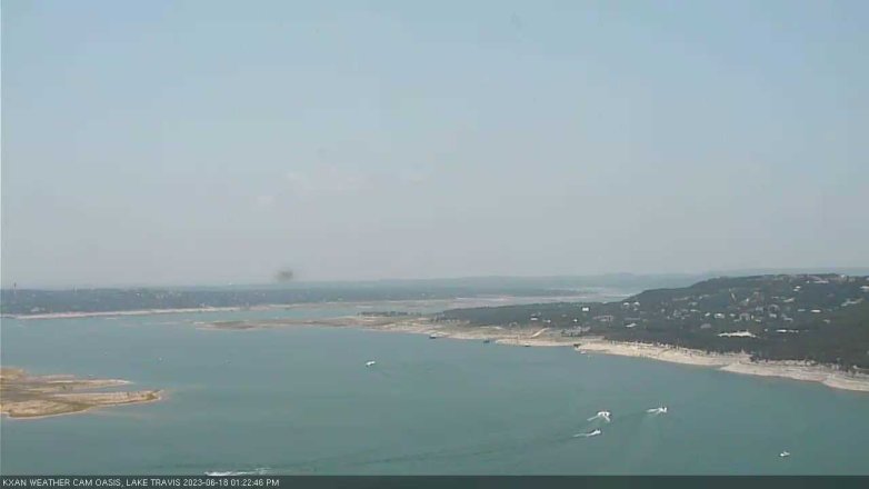 Lake Travis webcam, June 18, 2023 1:25 PM CT
