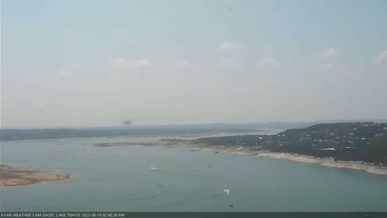 Lake Travis webcam, June 18, 2023 2:45 PM CT