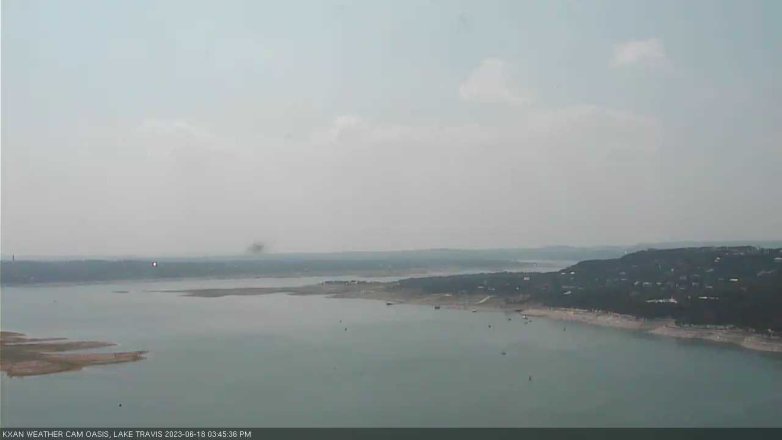 Lake Travis webcam, June 18, 2023 3:45 PM CT