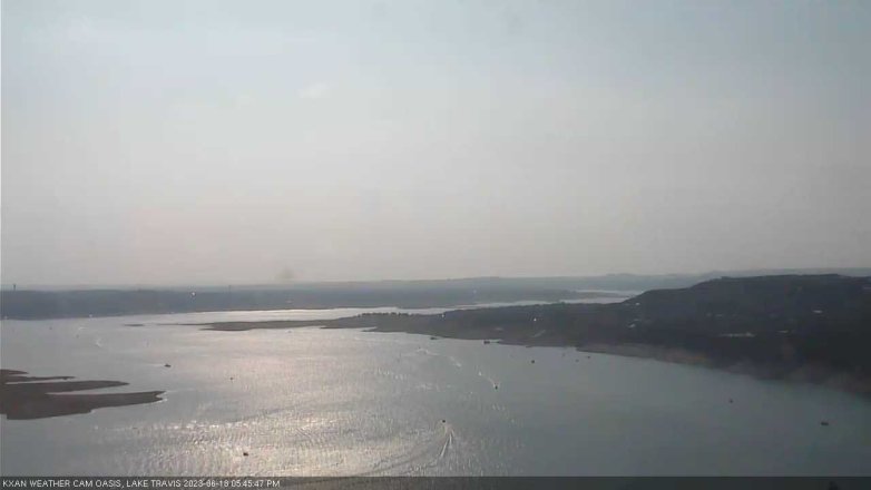 Lake Travis webcam, June 18, 2023 5:45 PM CT