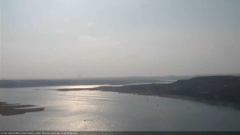 Lake Travis webcam, June 18, 2023 6:00 PM CT