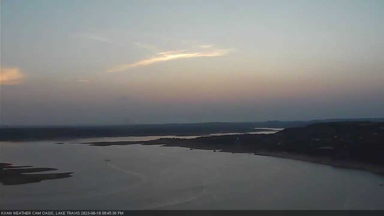 Lake Travis webcam, June 18, 2023 8:45 PM CT